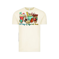 Vintage Arctic 100 days of coffee and chaos coffee cups Vintage Tee - Zillion Design Studio
