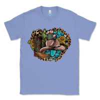Colony Blue western design Classic Tee - SublimationCraftShop