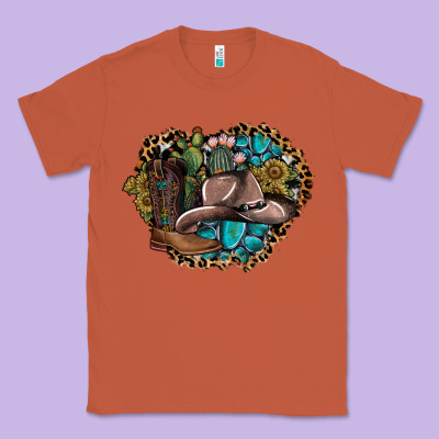 Western Design Classic Tee Designed By Sublimationcraftshop