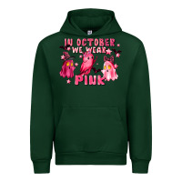 Forest Green in october we wear pink Urban Hoodie - LillyAllenDesigns