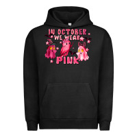Pigment Black in october we wear pink Urban Hoodie - LillyAllenDesigns