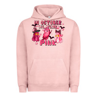 Pigment Salmon in october we wear pink Urban Hoodie - LillyAllenDesigns