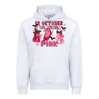 White in october we wear pink Urban Hoodie - LillyAllenDesigns
