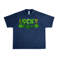 Navy lucky vibes Urban Heavy Tee - RanaPortraitStore