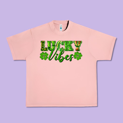 Lucky Vibes Urban Heavy Tee Designed By Ranaportraitstore