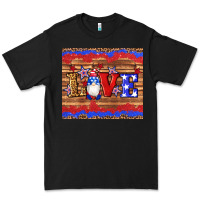 Black american flag gnomes love star leopard glitter Premium Tee - Artiststas
