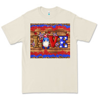 Bone american flag gnomes love star leopard glitter Premium Tee - Artiststas