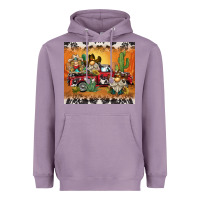 Lavender western gnome truck Heavyweight Hoodie - BarkalooDesign