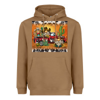 Toasted Coconut western gnome truck Heavyweight Hoodie - BarkalooDesign