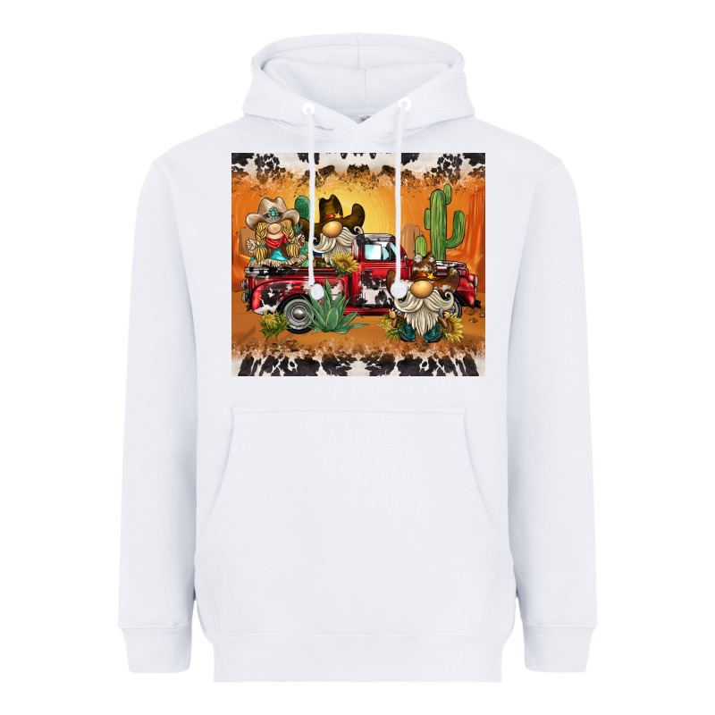 Western Gnome Truck Heavyweight Hoodie by BarkalooDesign | Teevron