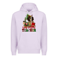 Lilac very merry teacher skeleton Premium Hoodie - NancyCooperArtShop