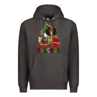 Smoke very merry teacher skeleton Premium Hoodie - NancyCooperArtShop