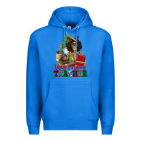 True Royal very merry teacher skeleton Premium Hoodie - NancyCooperArtShop