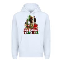 White very merry teacher skeleton Premium Hoodie - NancyCooperArtShop