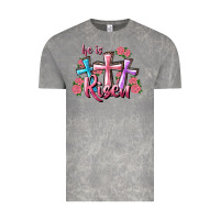 Cloud Rock He Is Risen Cross Vintage Tee - RanaPortraitStore