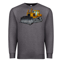 Charcoal Heather Bulldozer Premium Sweatshirt - LillyAllenDesigns