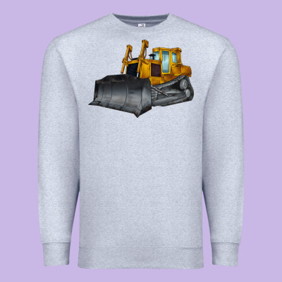 Bulldozer Premium Sweatshirt Designed By Lillyallendesigns