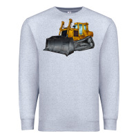 Heather Grey Bulldozer Premium Sweatshirt - LillyAllenDesigns