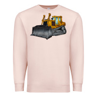 Pale Pink Bulldozer Premium Sweatshirt - LillyAllenDesigns