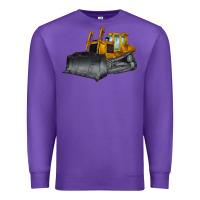 Purple Bulldozer Premium Sweatshirt - LillyAllenDesigns
