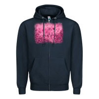 Navy pink glitter background Zipper Hoodie - JahusDesignShop