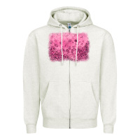 Oatmeal Heather pink glitter background Zipper Hoodie - JahusDesignShop