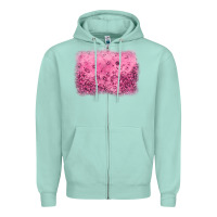 Seafoam pink glitter background Zipper Hoodie - JahusDesignShop