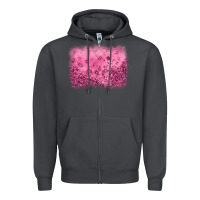 Smoke pink glitter background Zipper Hoodie - JahusDesignShop