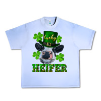 Grape Ice lucky heifer Urban Heavy Tee - RanaPortraitStore