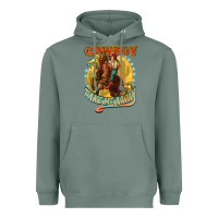 Sage cowboy take me away Heavyweight Hoodie - NancyCooperArtShop