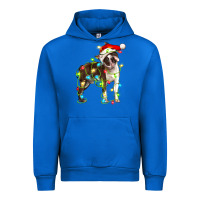 Cobalt christmas chocolate boston terrier Urban Hoodie - LillyAllenDesigns