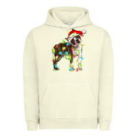 Pigment Pistachio christmas chocolate boston terrier Urban Hoodie - LillyAllenDesigns