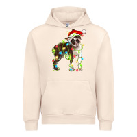 Sandshell christmas chocolate boston terrier Urban Hoodie - LillyAllenDesigns