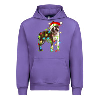 Tulip christmas chocolate boston terrier Urban Hoodie - LillyAllenDesigns