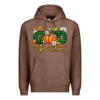 Chestnut with god all things are possible Premium Hoodie - AdoDesignShop