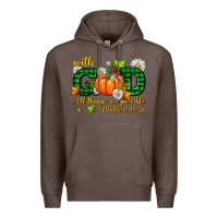 Coffee with god all things are possible Premium Hoodie - AdoDesignShop