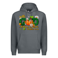 Rock with god all things are possible Premium Hoodie - AdoDesignShop