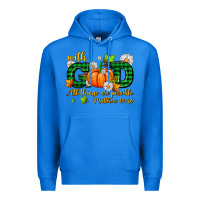True Royal with god all things are possible Premium Hoodie - AdoDesignShop