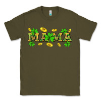 Army Green St. Patricks Day mama Classic Tee - Neo Western