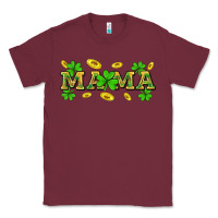 Burgundy St. Patricks Day mama Classic Tee - Neo Western