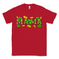 Red St. Patricks Day mama Classic Tee - Neo Western
