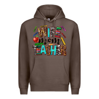 Coffee wife mom teacher Premium Hoodie - NancyCooperArtShop