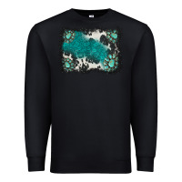 Black gemstones background Premium Sweatshirt - BarkalooDesign