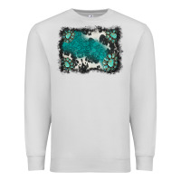 Dove Grey gemstones background Premium Sweatshirt - BarkalooDesign
