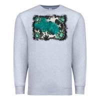 Heather Grey gemstones background Premium Sweatshirt - BarkalooDesign