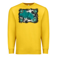 Lemon gemstones background Premium Sweatshirt - BarkalooDesign