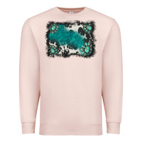 Pale Pink gemstones background Premium Sweatshirt - BarkalooDesign