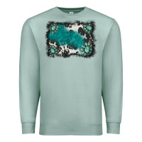Seafoam gemstones background Premium Sweatshirt - BarkalooDesign