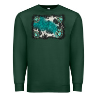 Sports Green gemstones background Premium Sweatshirt - BarkalooDesign