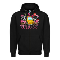 Black bus driver Zipper Hoodie - AdoDesignShop
